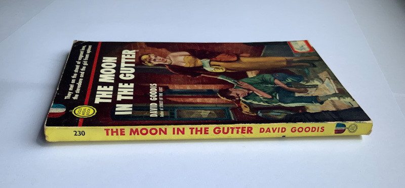 THE MOON GUTTER pulp fiction book by David Goodis 1958